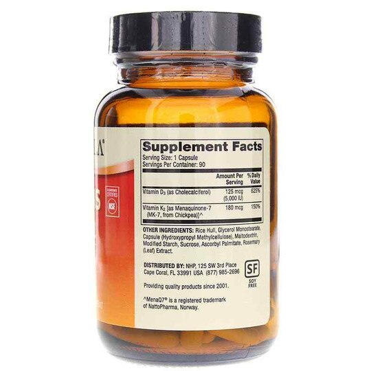 Vitamins D3 and K2, DRM